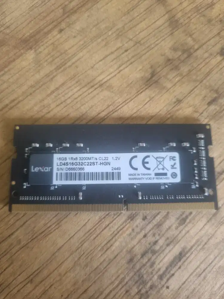 Memory ram Lexar DDR4 16 GB 3200