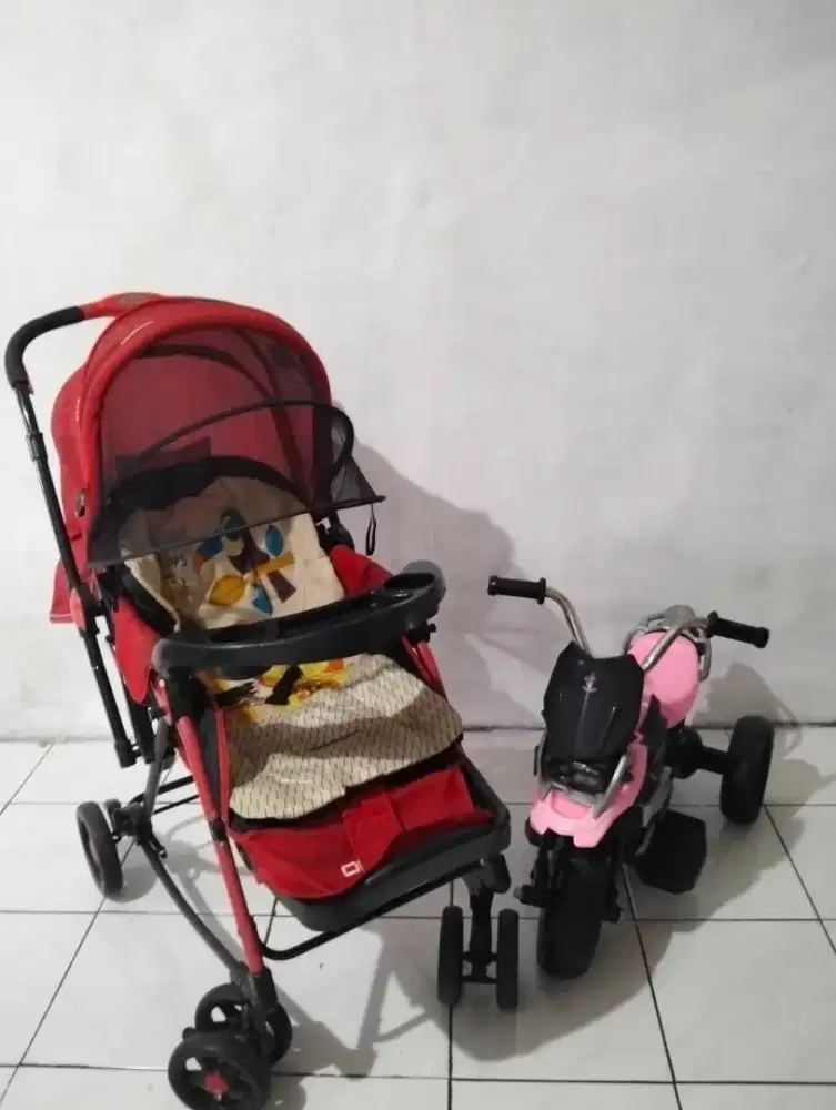 Jual stroller bayi sama motor aki 300rb aja ambil 22 nya