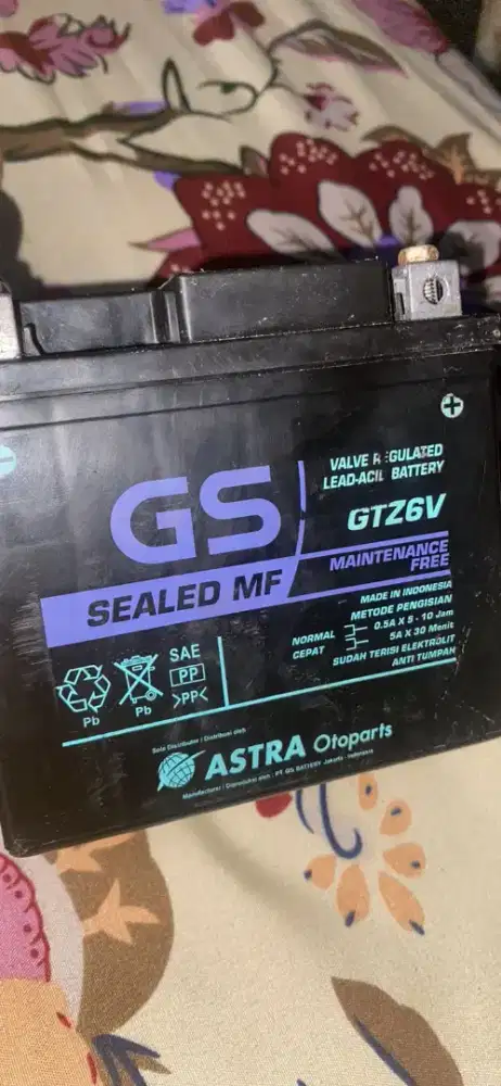 Jual aki motor bekas YTZ6V