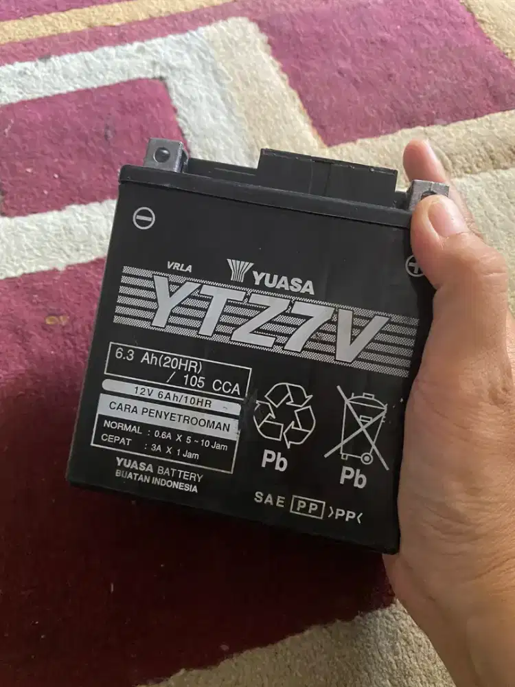 Jual aki second YTZ7V untuk pcx nmax dll