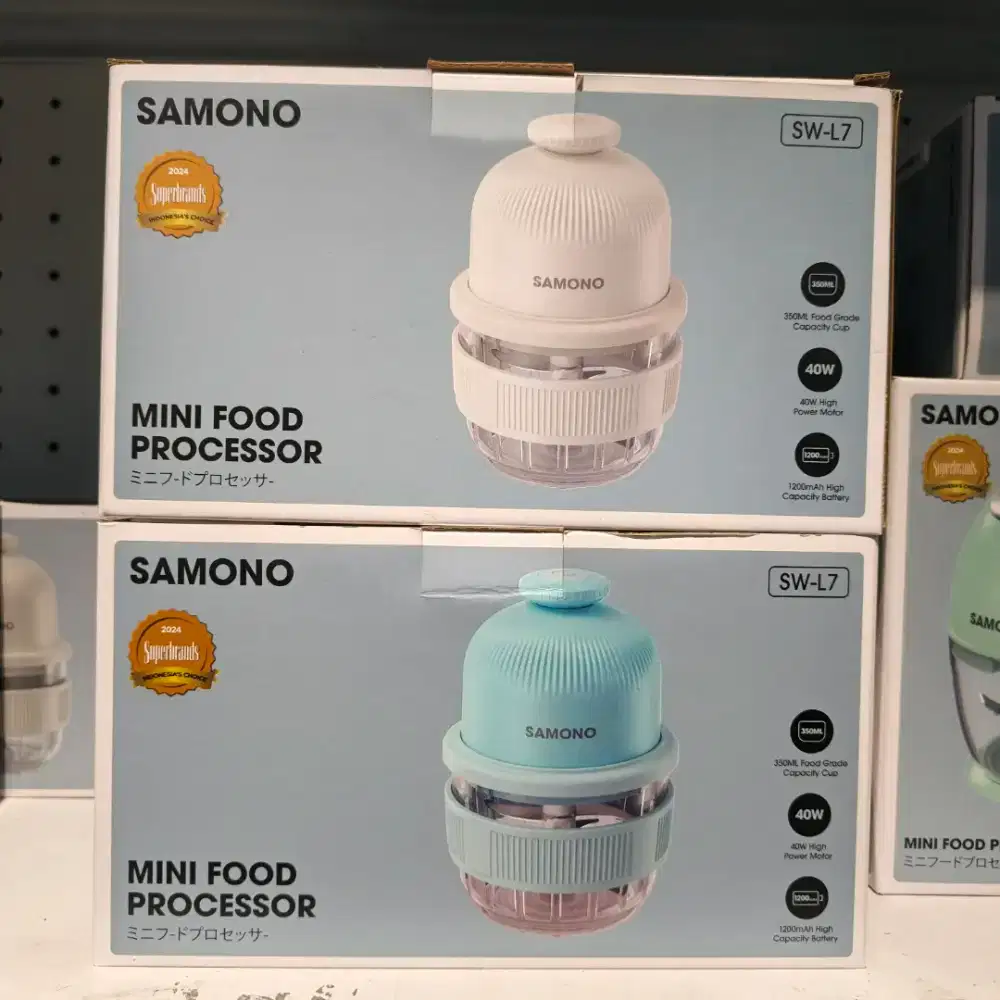 SAMONO Mini Food Processor/ Chopper Portable 350ML SW-L7