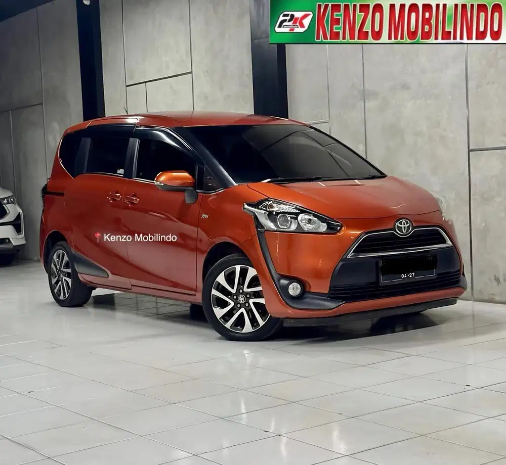 [Km 45rb] Sienta V AT 2017/2018 oranye,tgn 1 seperti baru dp 23 freed