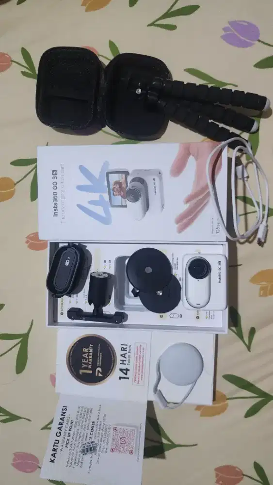 INSTA360 GO 3s 128GB 4K ACTION CAMERA - FREE TRIPOD & CASE