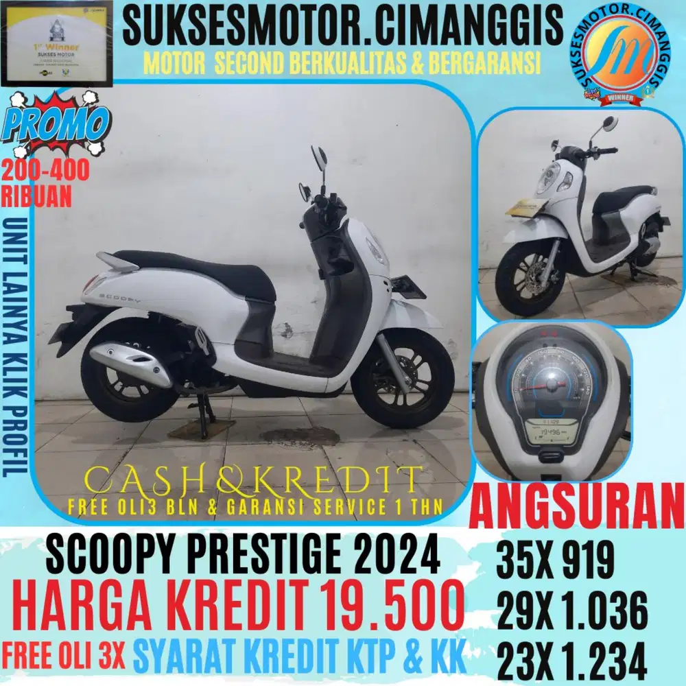 SCOOPY PRESTIGE CASHBACK UPTO 700 RIBUAN FREE OLI 3BLN