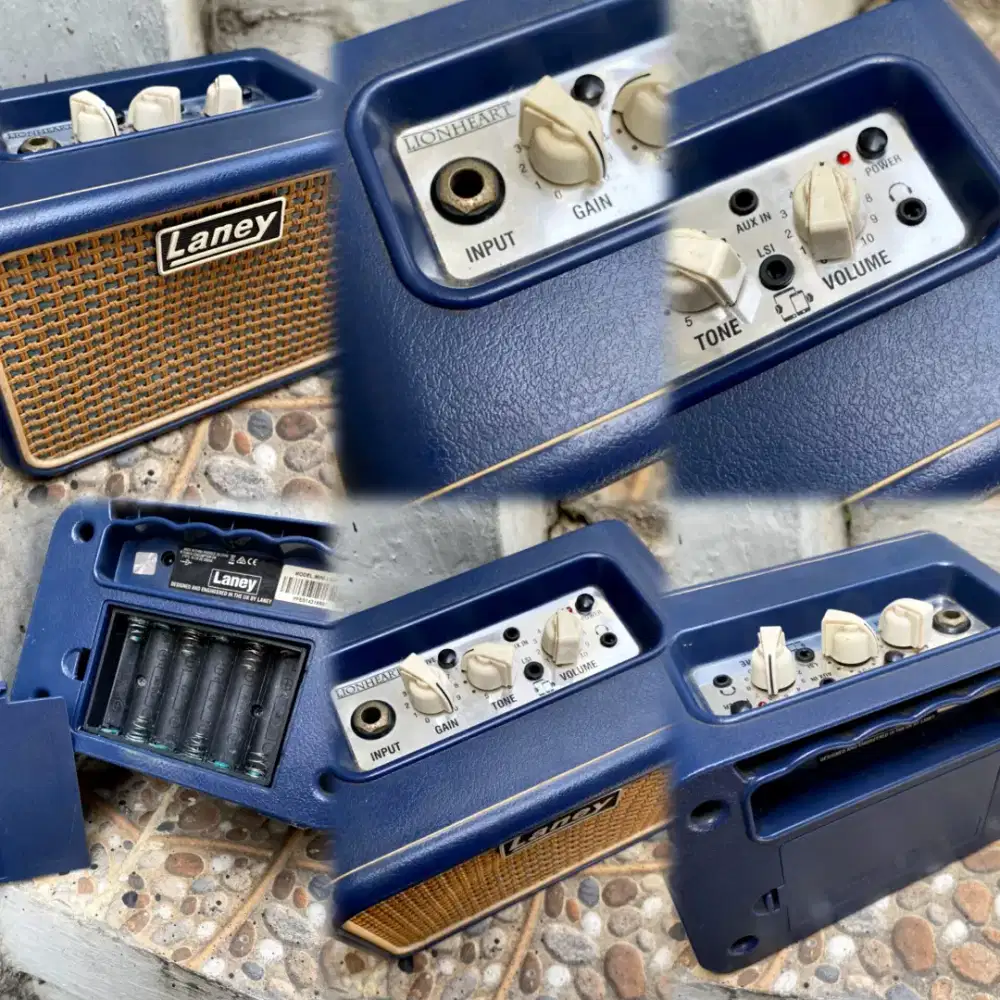 AMPLI GITAR MINI LANEY LIONHEART PORTABLE (AMPLI GITAR BEKAS)