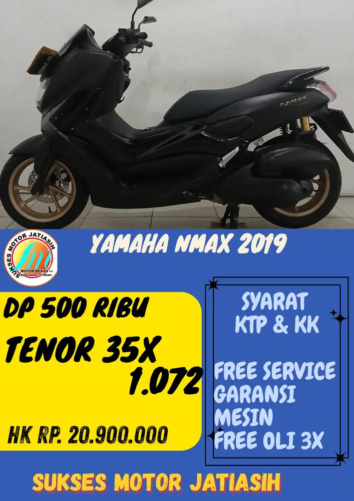 DP MURAH YAMAHA NMAX 2019 DP MURAH 500 RIBU BISA CASH/KREDIT