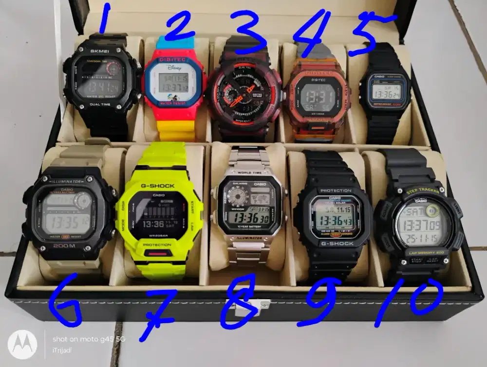 Jam Tangan Koleksi Pribadi Casio, G-Shock, Digitec, SKMEi