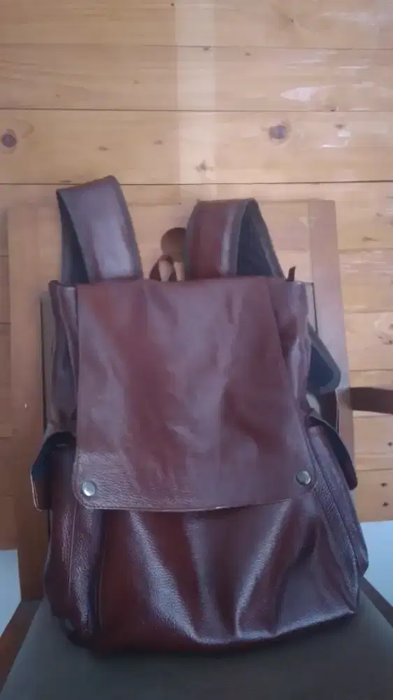 Tas ransel kulit asli