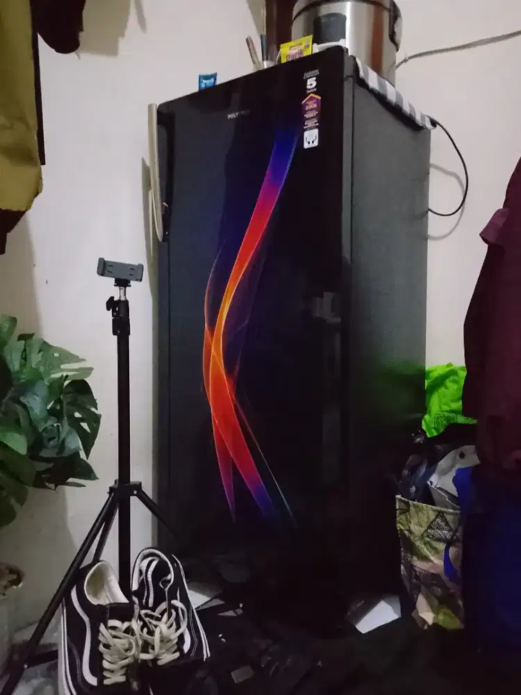 kulkas polytron dingin normal like new