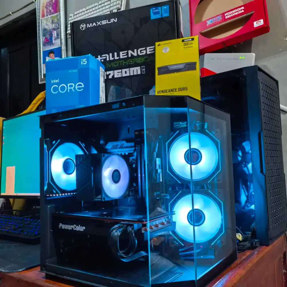 PC GAMING DDR5 X RTX 3060TI TERMURAH RAKITAN BARU
