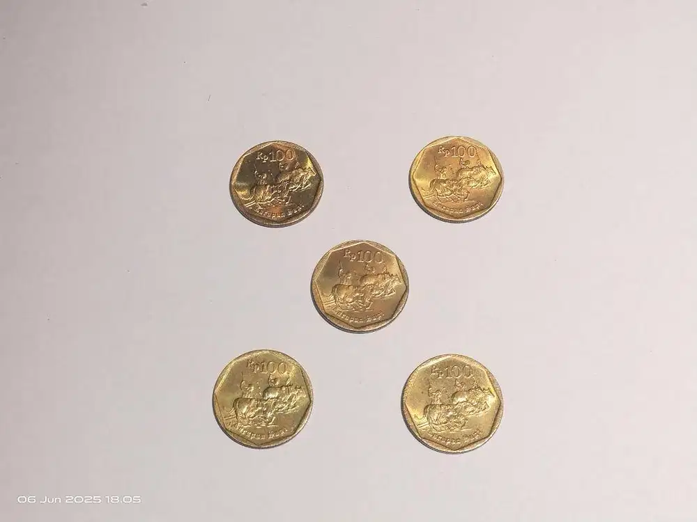 Koin Kuno Karapan Sapi Rp 100