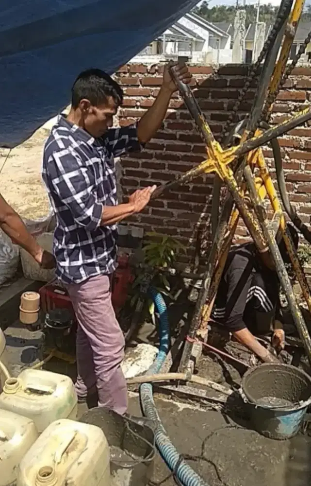 Menerima pembuatan sumur bor jetpum, sible dan cervice