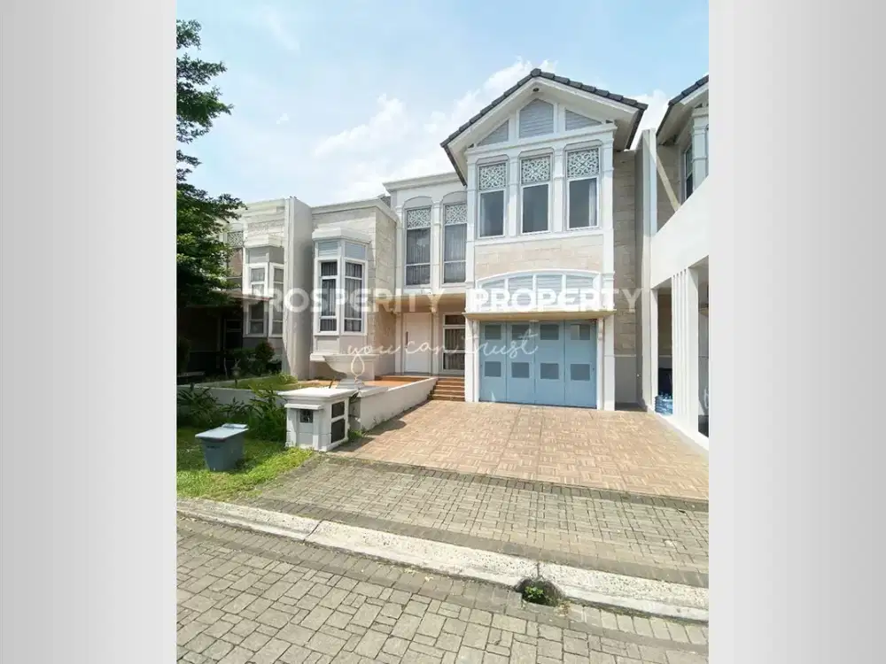 Rumah Cluster Whitsand Bonus Kolam Renang Kawasan Asri dan Premium di Greenwich Park BSD City Kondisi Rapi dan Siap Huni Hadap Selatan