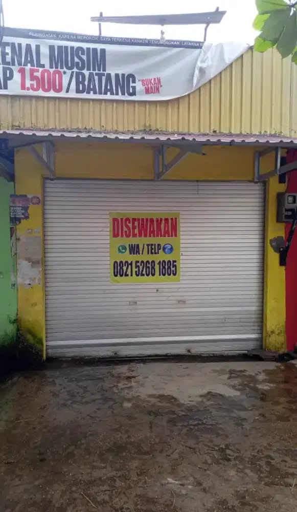 Sewa toko pinggir jalan