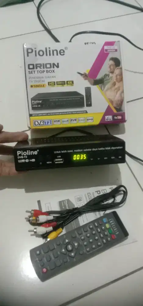 Stb set top box tv digital,unit sesuai foto normal