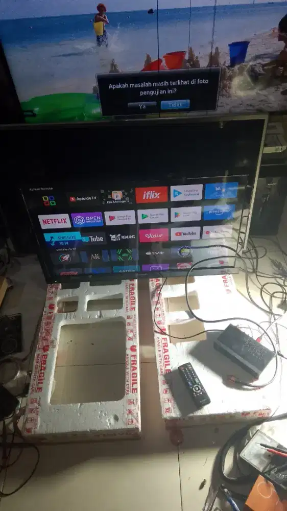 Tv LED Sharp Aquos 32' + STB android.