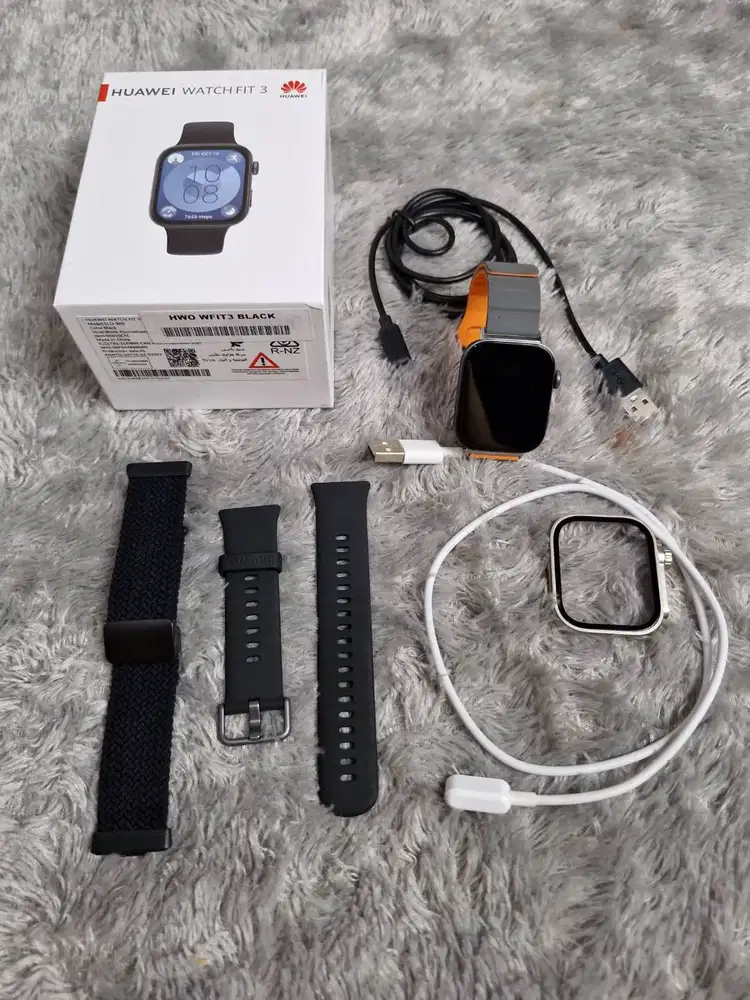 Huawei Watch Fit 3 Second Like New  MULUS – Fullset + Extra Strap