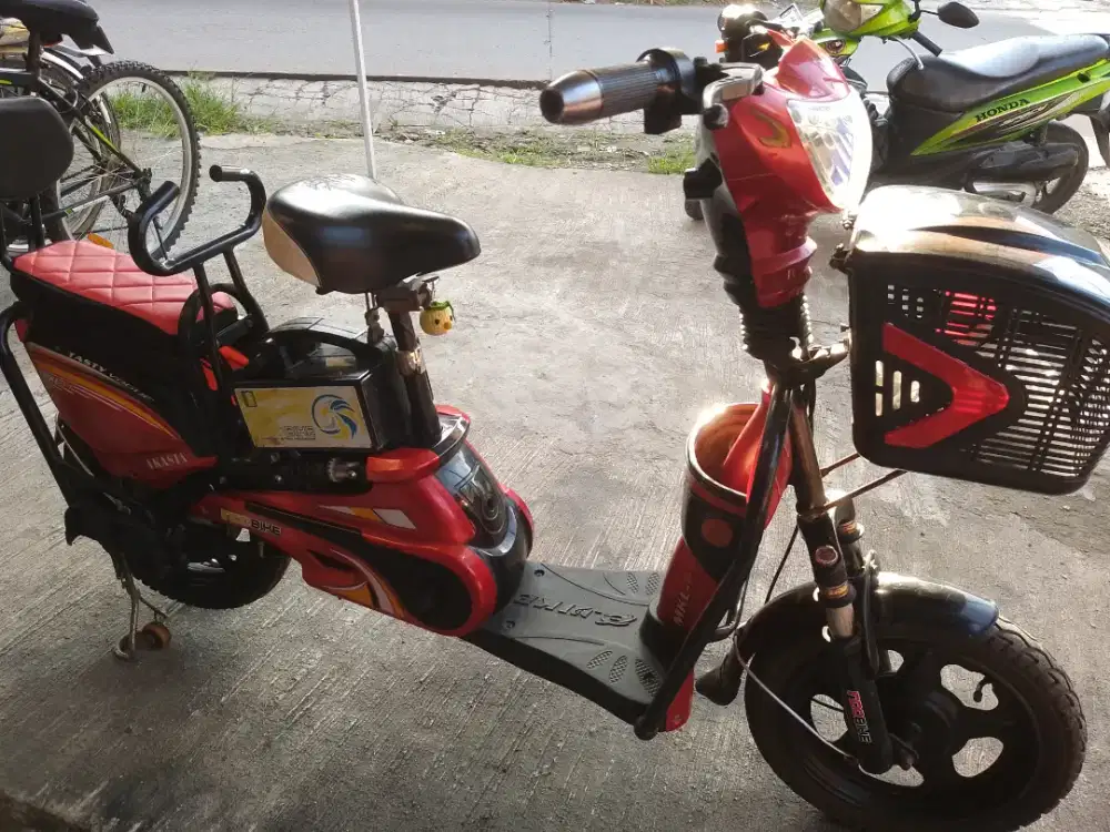 Sepeda Listrik Indobike Ban 16 Inch Speed 3 Siap Pakai Gass