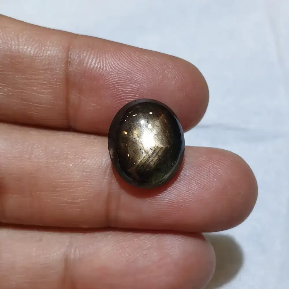 Natural star black sapphire 11.80 crt