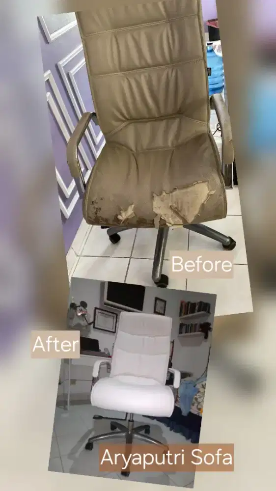 Service sofa ganti kain/kulit panggilan