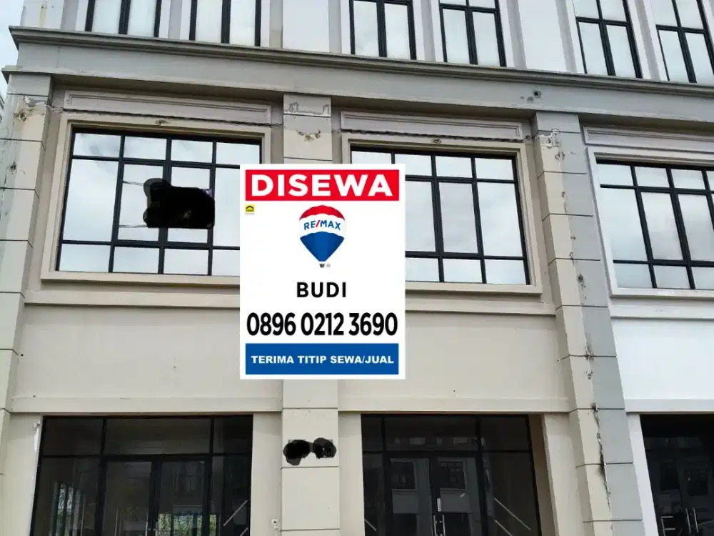 Disewakan ruko sedayu city kelapa gading 2 muka gandeng badan-hook 4 tk 4,5 x 18 Boleh Satuan