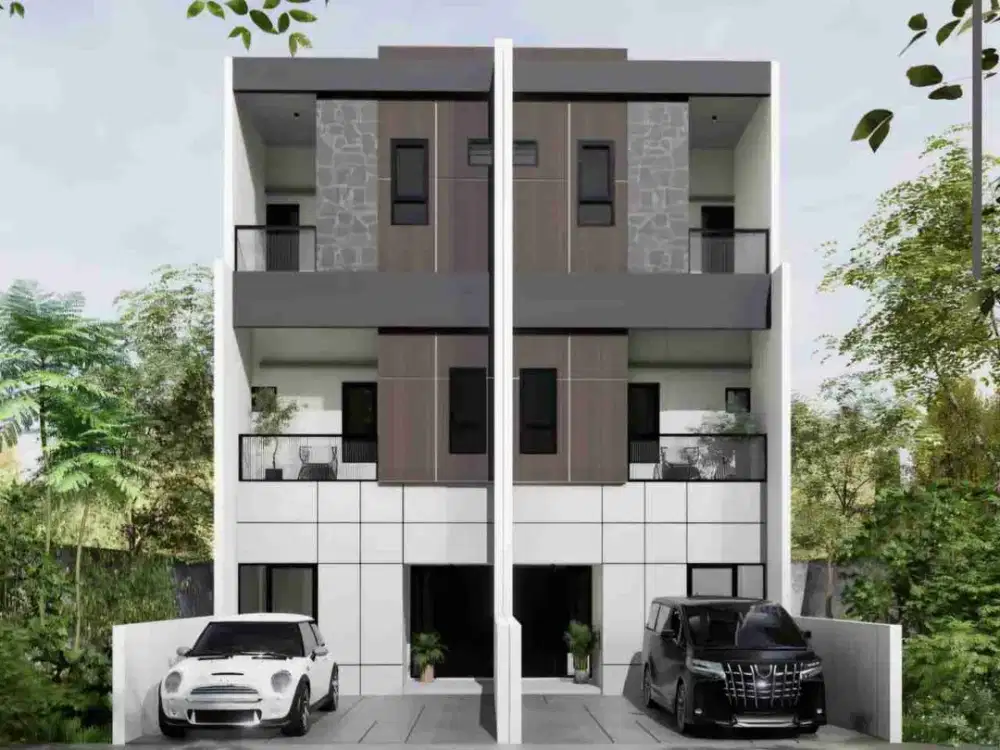 RUMAH BEBAS BANJIR MINIMALIS MODERN MERUYA JAKARTA BARAT