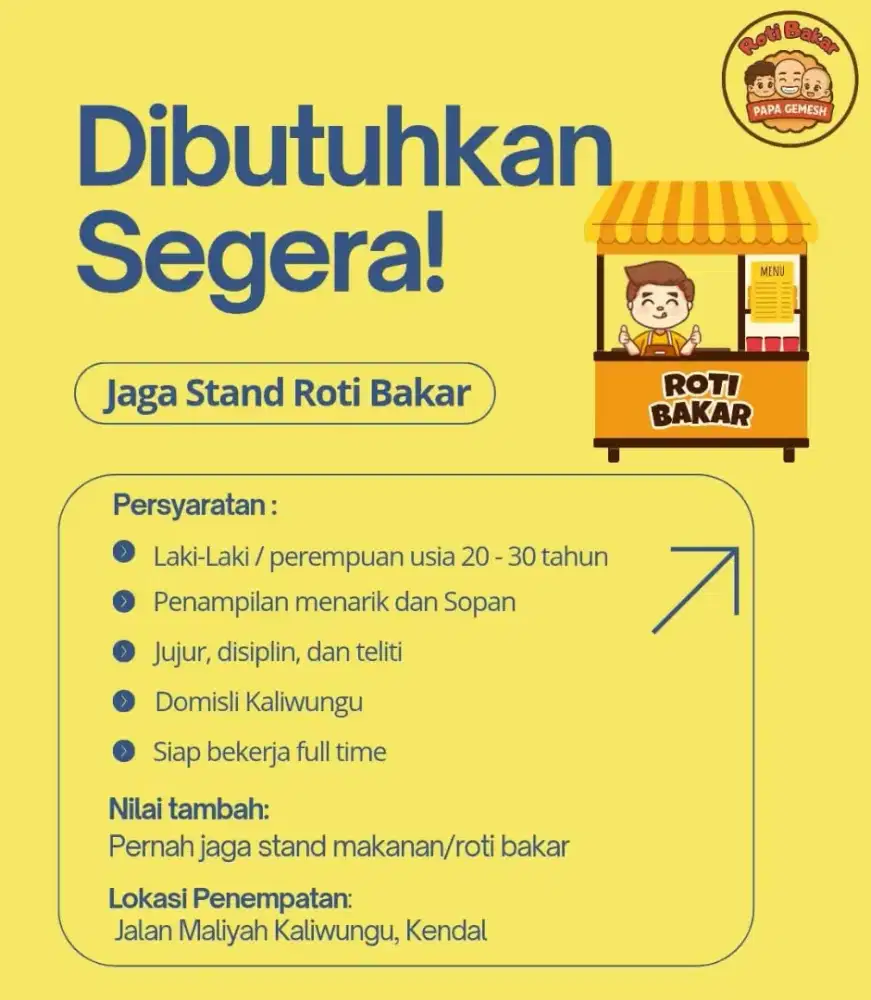 Jaga stand roti bakar