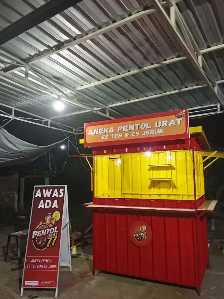 Rombong kanopy pagar