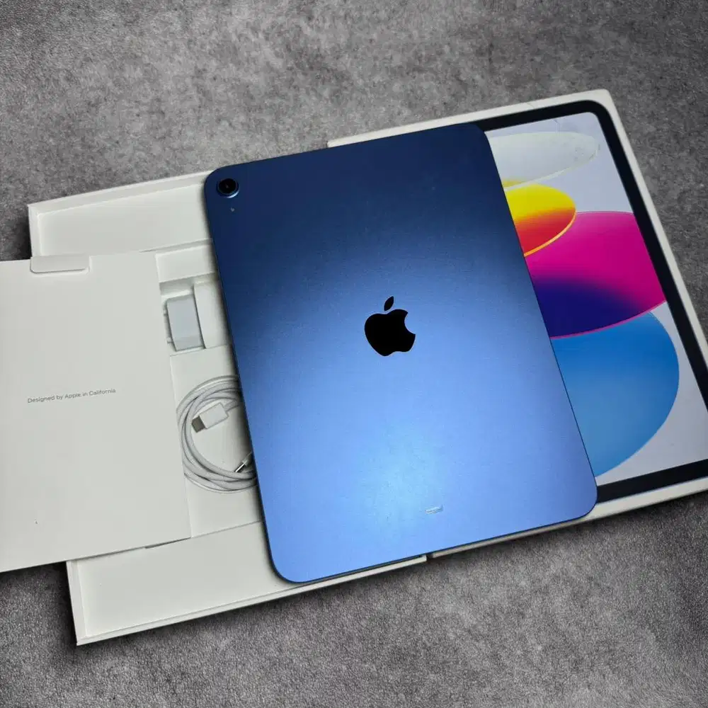 Ipad 11 128GB Blue Garansi 07/06/2026 BH 100 CC 6 Ibox