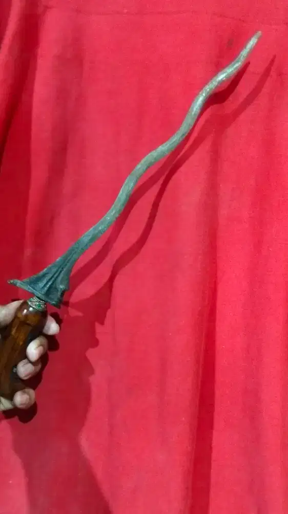 Keris carubuk Luk 7 original sepuh