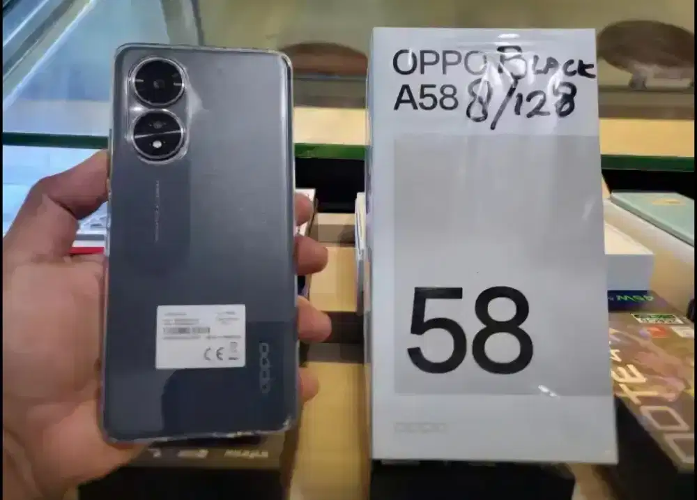 OPPO A58 RAM (8+8) 16/128GB MULUS BATERAI 5000NAH CAS VOOC 33WATT