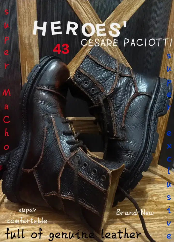 HEROES' CESARE PACIOTTI 43,  Asli KuliT, Eksklusif, MaCho, Nyaman