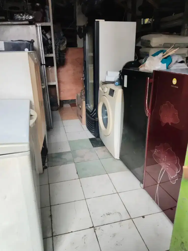 Dicari kulkas showcase freser rusak normal siap ambil