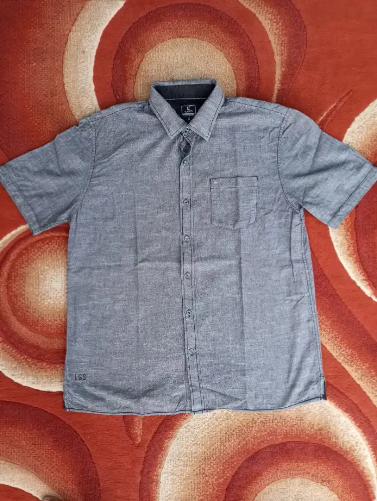 Kemeja LGS lengan pendek size XL