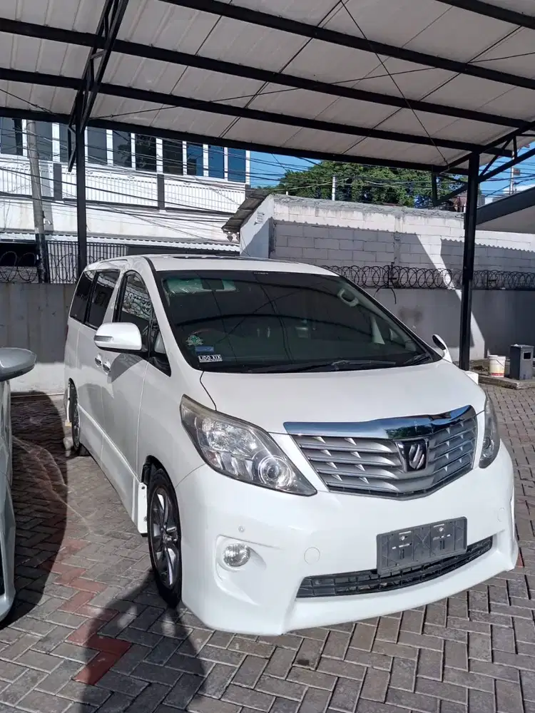 Alphard 2011 CBU putih Mulus