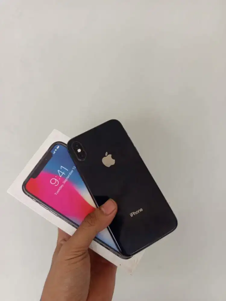 IPHONE X 64GB BLACK FULLSET