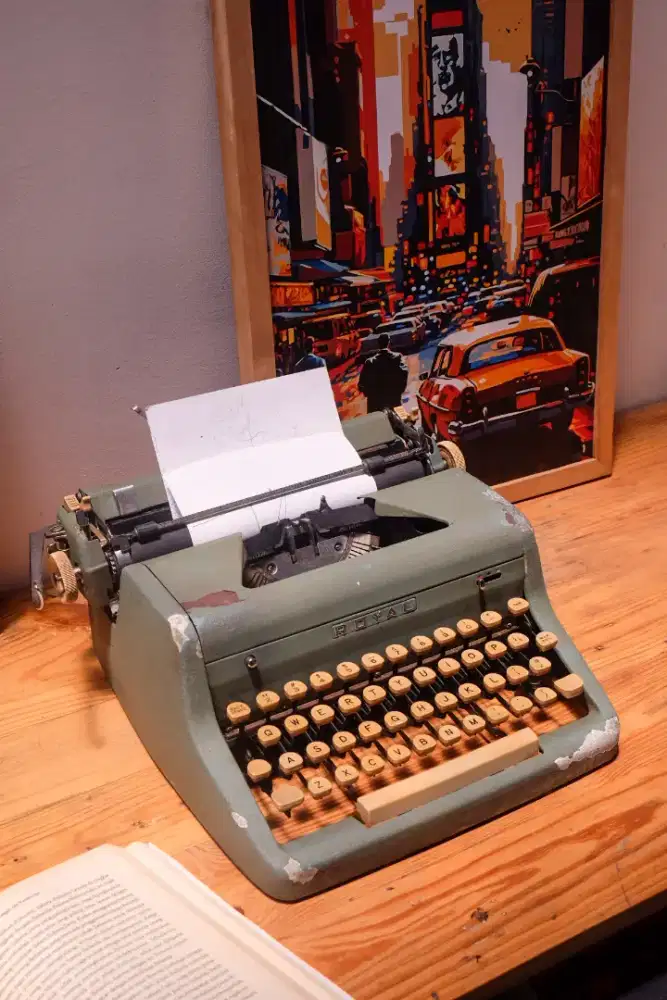 Mesin ketik (typewriter) Royal Quite De Luxe