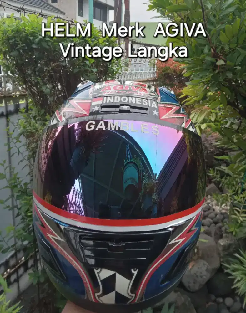 HELM VINTAGE AGIVA LANGKA