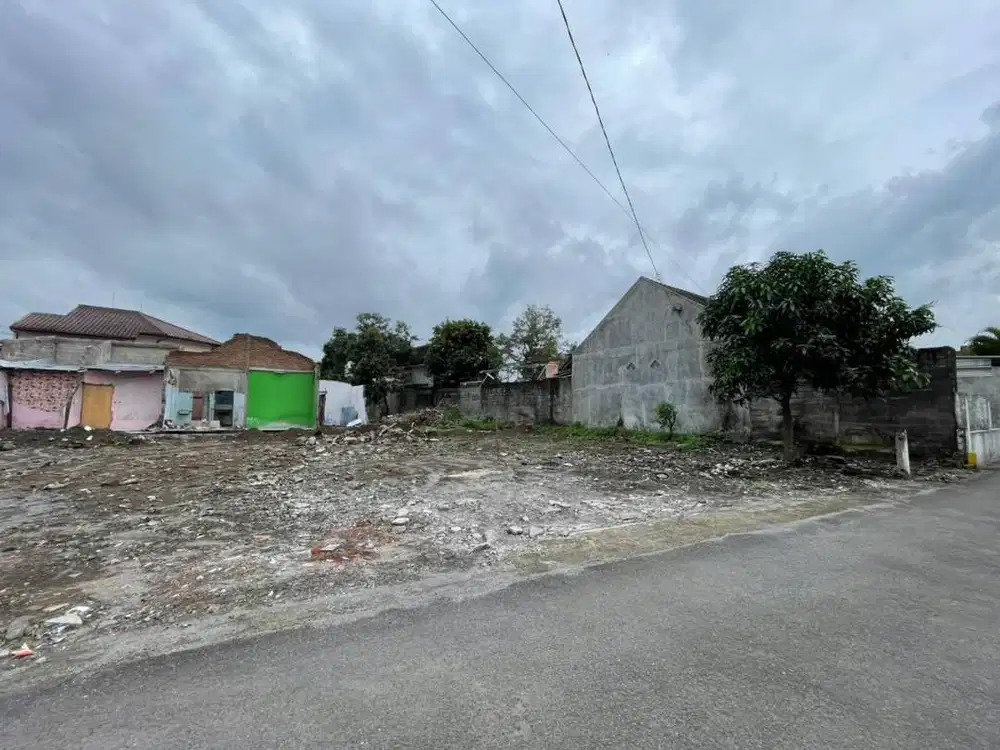 dijual tanah tepi aspal gito gati posisi HOOK di jalan palagan km 8