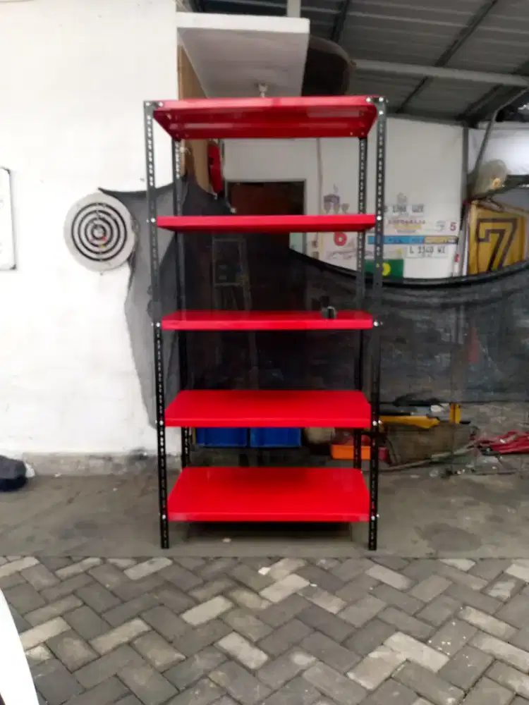 Rak minimarket/gondola & rak siku lubang