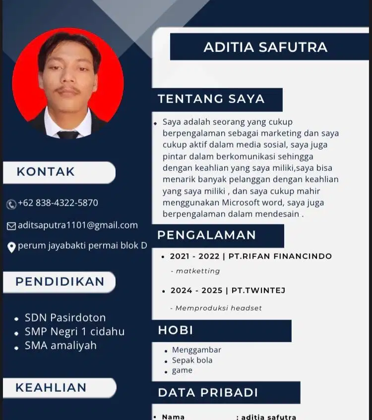 Mencari lowongan pekerjaan