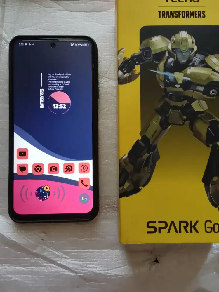 Tecno spark go1.Ram 3+3=6/64.