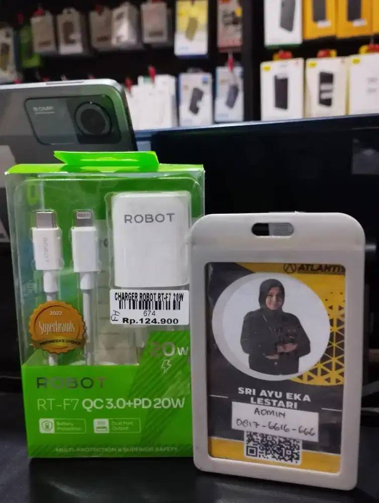 CHARGER ROBOT RT-F7 20W ATLANTIS DAHSYAT