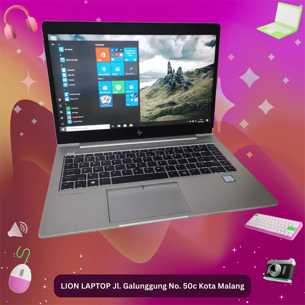 Core i5 Gen 8 RAM 8GB SSD 256GB HP Elitebook 840 G5 [17|11]