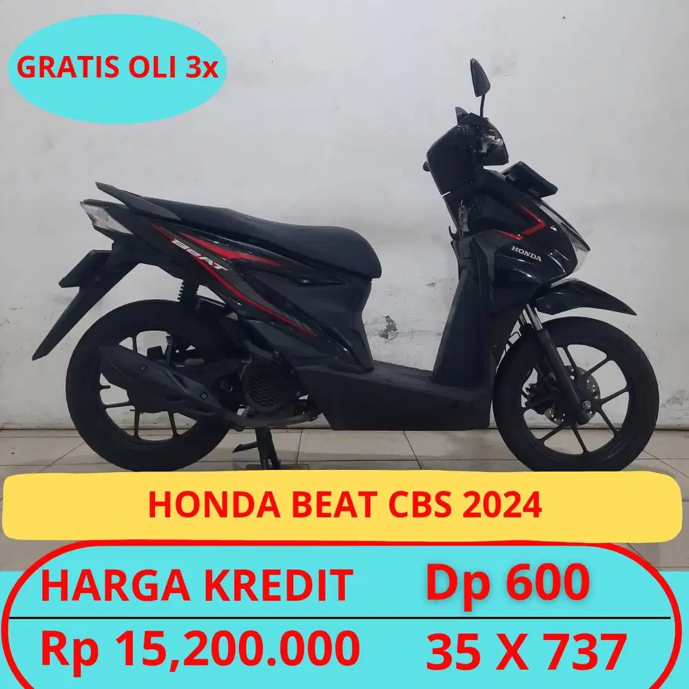 HONDA BEAT CBS 2024 DP HANYA 600 RIBU
