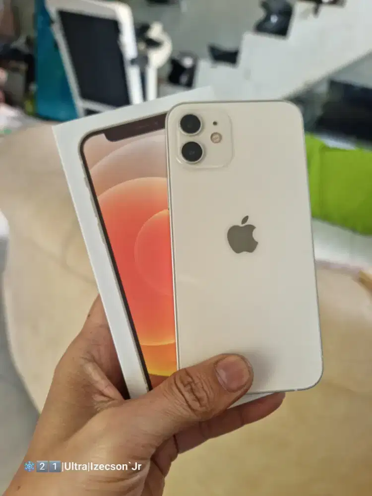 iPhone 12 64GB J/A BH 74% Fullset All Operator, 3uTools skor 97