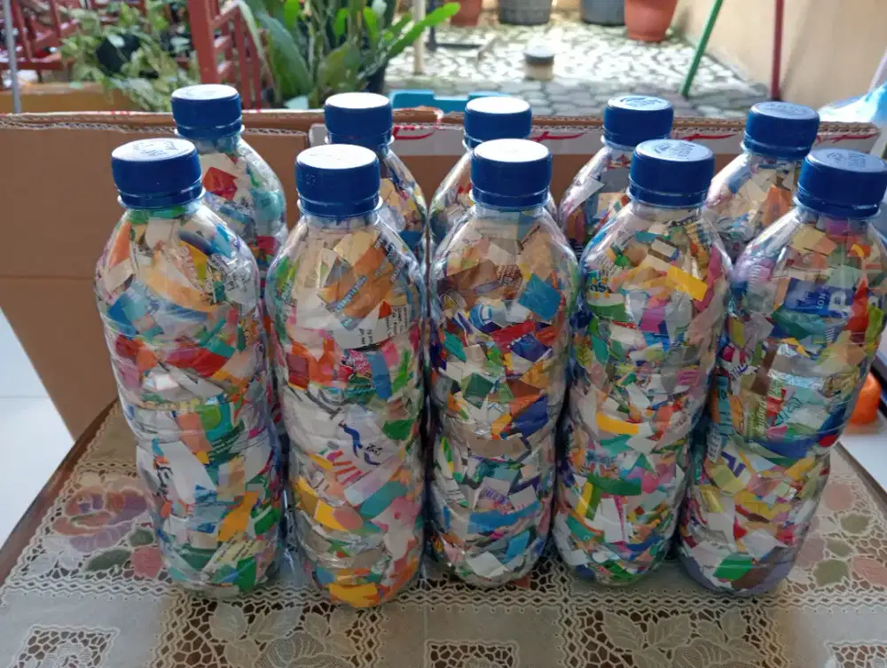 Jual sampah ecobrite dl botol berat 200gram lebih