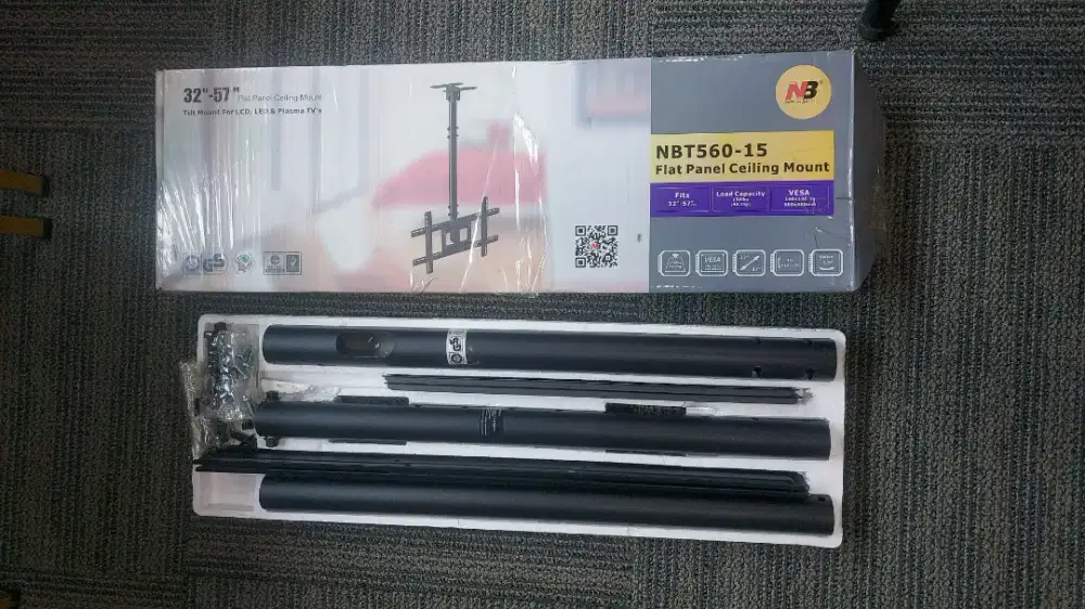 DIJUAL Bracket TV Gantung Plafon 32-57 inch NB north bayou