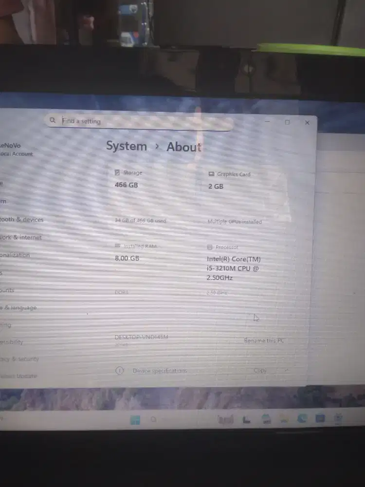 Bismillah jual lenovo g480 dual vga