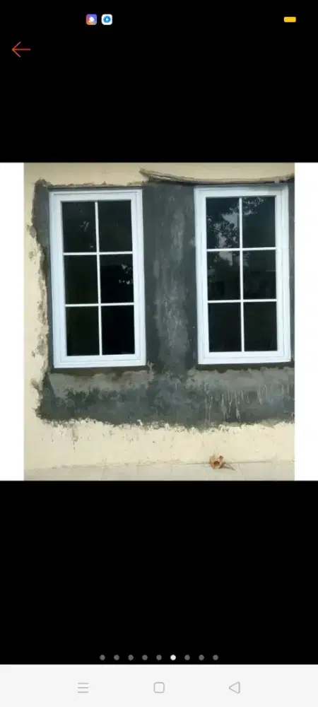 Jual kusen pintu satu dan pintu dua dari bahan aluminium dan kayu